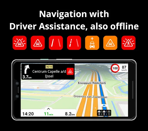 Captures d'écran de Magic Earth Navigation & Maps