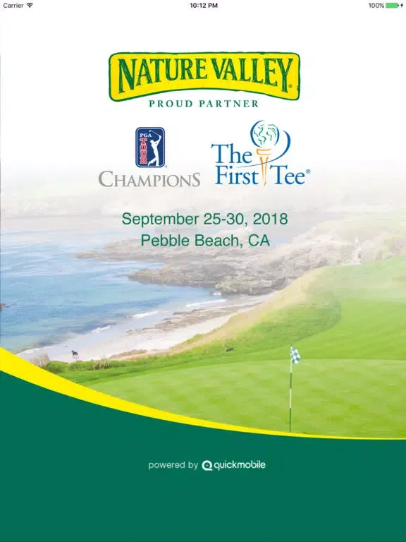 Ảnh chụp màn hình của Nature Valley Pebble Beach '18 iPad 