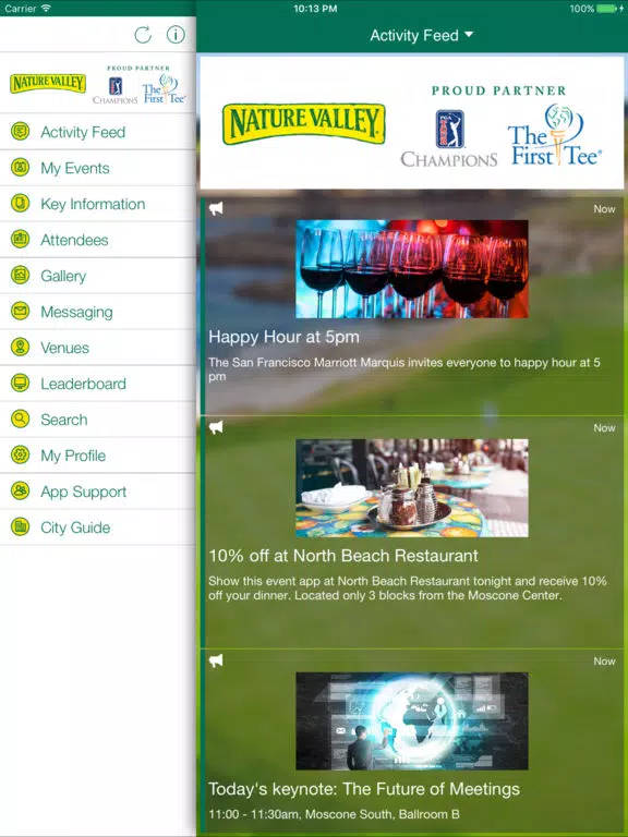 Nature Valley Pebble Beach '18 iPad  স্ক্রিনশট