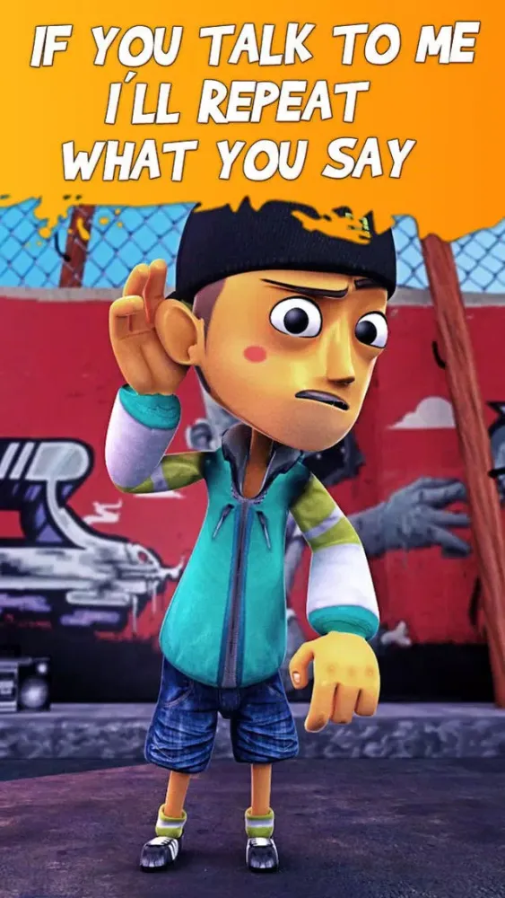 Tangkapan skrin Talking Rapper