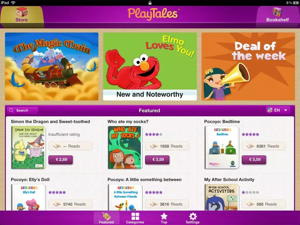 صور PlayTales! - Kids' Books iPad 