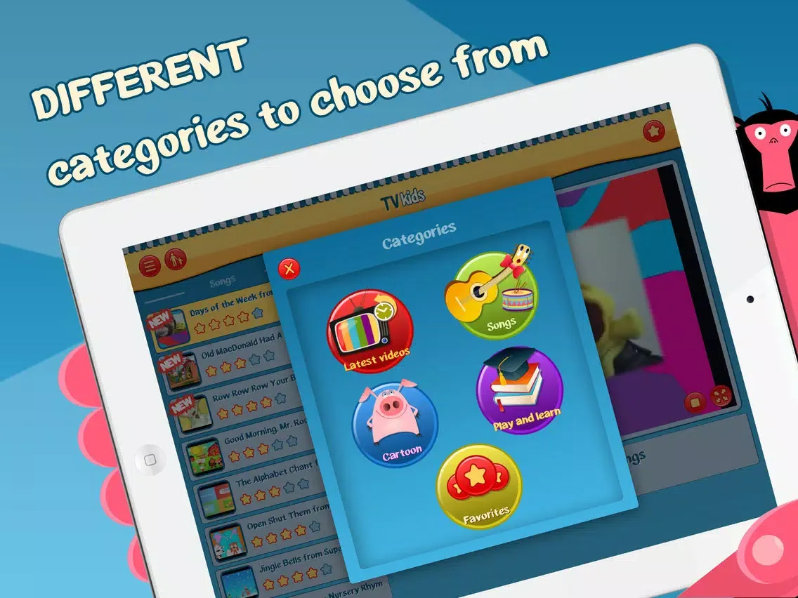 Capturas de pantalla de TV Kids iPad 