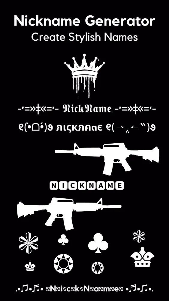 Zrzuty ekranu Nickname Generator for Gamer