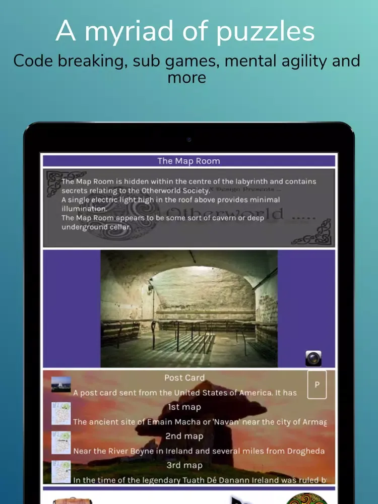 Ảnh chụp màn hình của Otherworld: Adventure Game iPad 