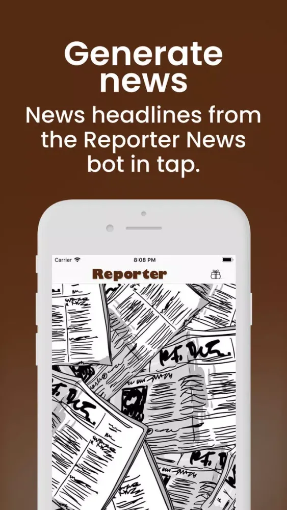 Captures d'écran de Reporter - News Creative bot