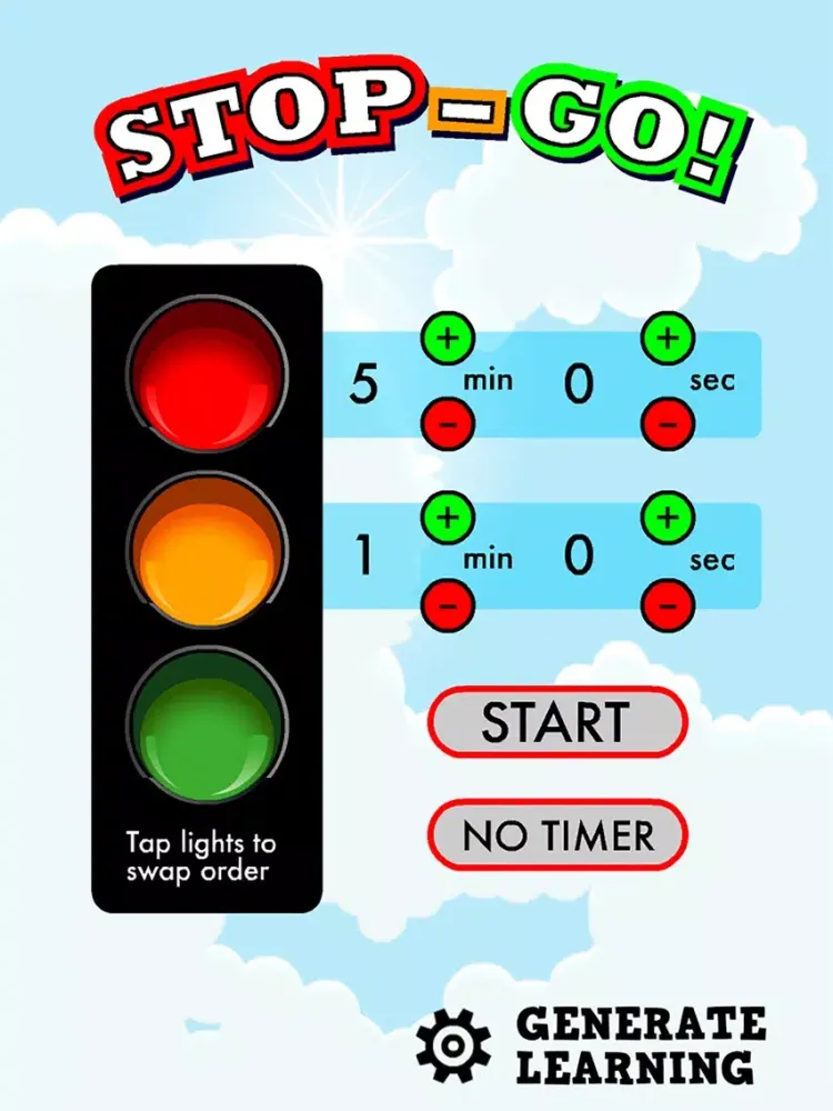 Tangkapan layar Stop Go! iPad 
