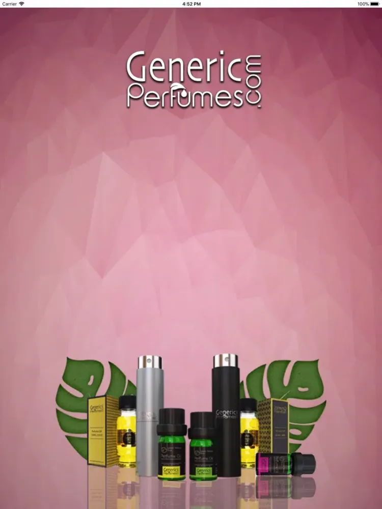 Capturas de pantalla de Generic Perfumes Store iPad 