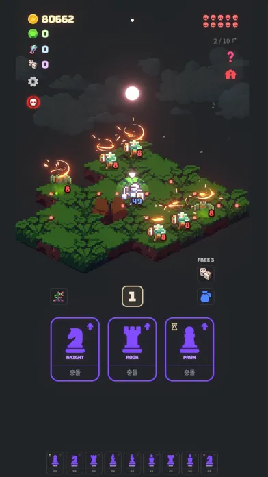 Capturas de tela do Blood Night : Chess RPG