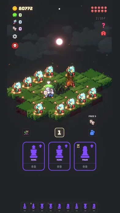 Capturas de tela do Blood Night : Chess RPG