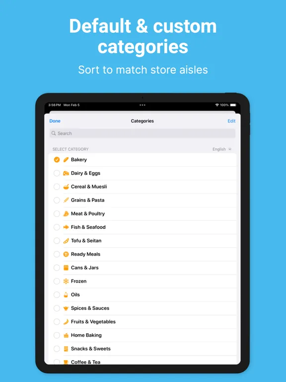 تصاویر Shopping List - Bread & Milk iPad 