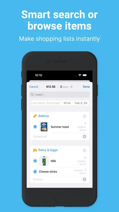 تصاویر Shopping List - Bread & Milk