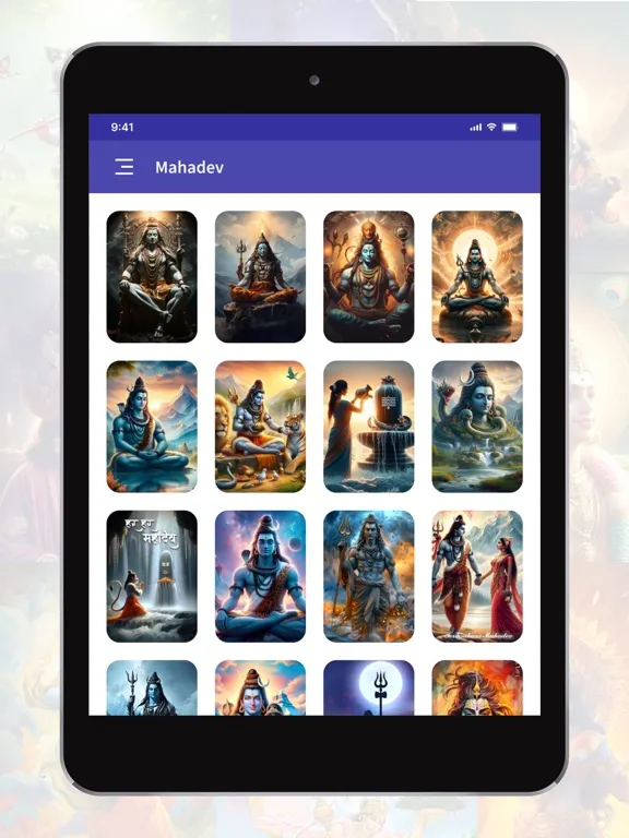 Zrzuty ekranu AI Gallery - God Images iPad 