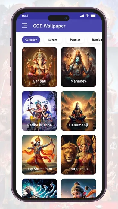 Zrzuty ekranu AI Gallery - God Images