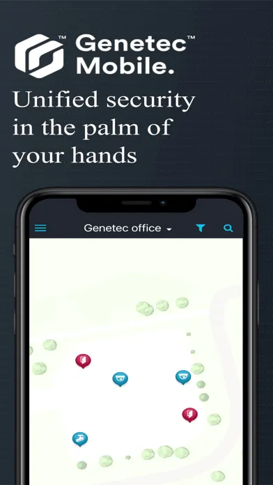 Tangkapan layar Genetec Mobile