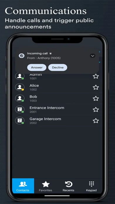 Tangkapan layar Genetec Mobile