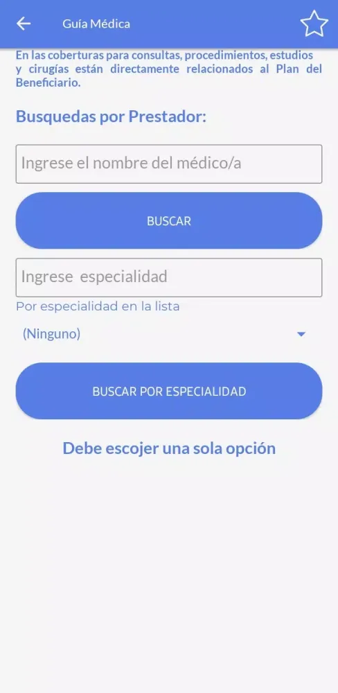 Screenshot di Asismed