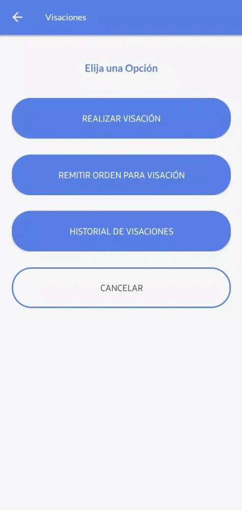 Screenshot di Asismed