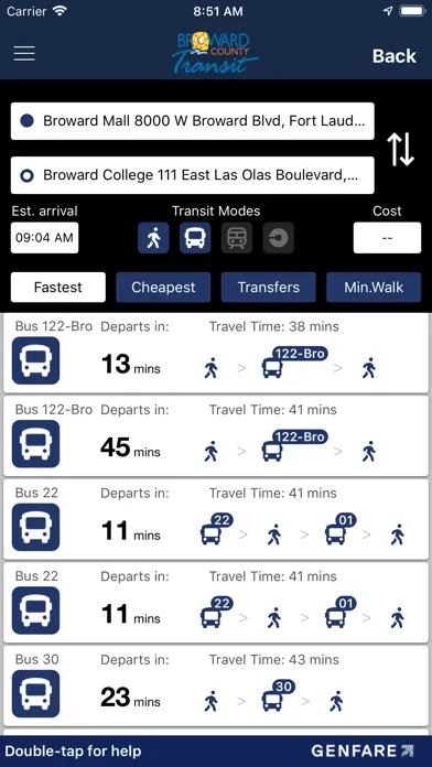 صور Broward County Transit Mobile