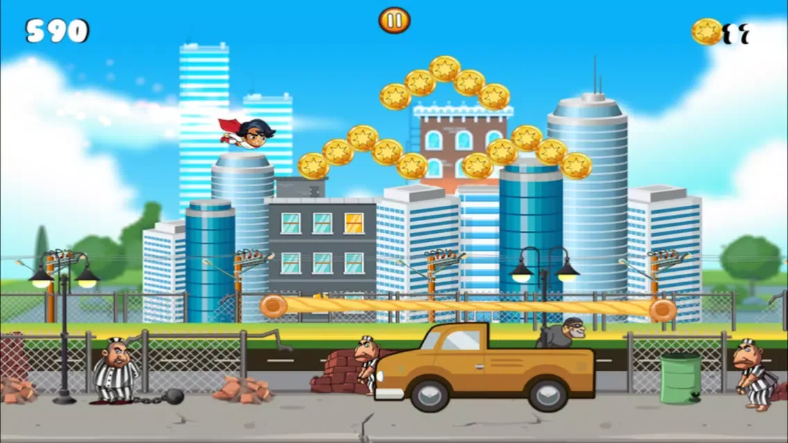 Zrzuty ekranu The Flying Superhero