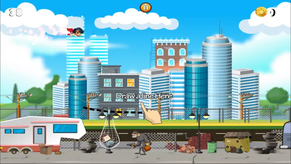 Zrzuty ekranu The Flying Superhero