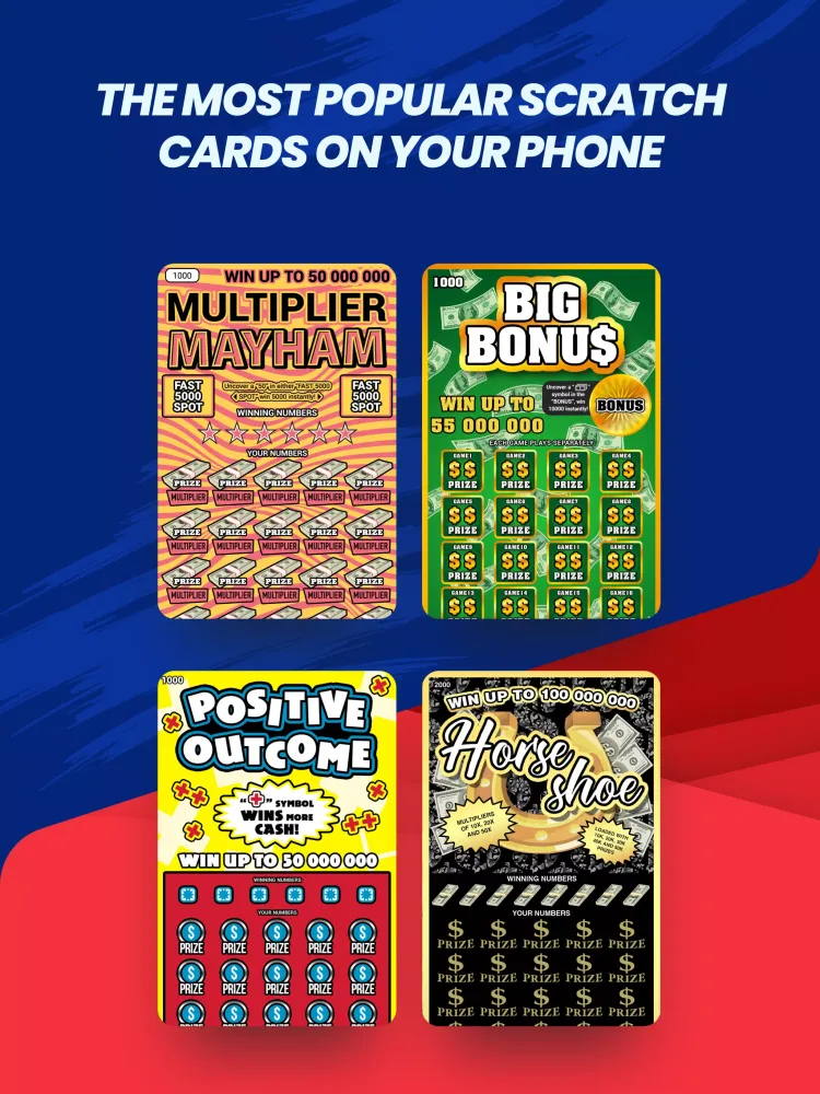 Zrzuty ekranu Kaparós Lottery Scratch Cards