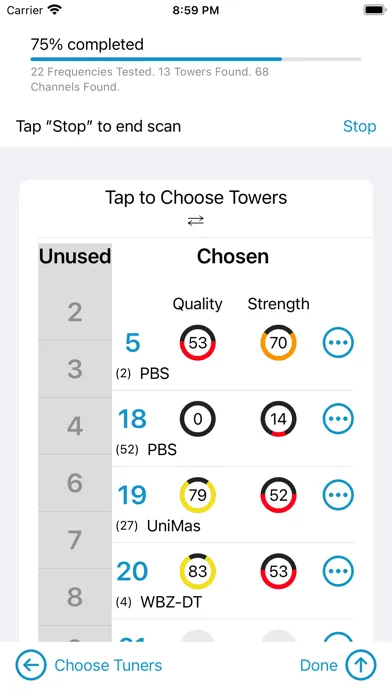 Zrzuty ekranu Signal GH
