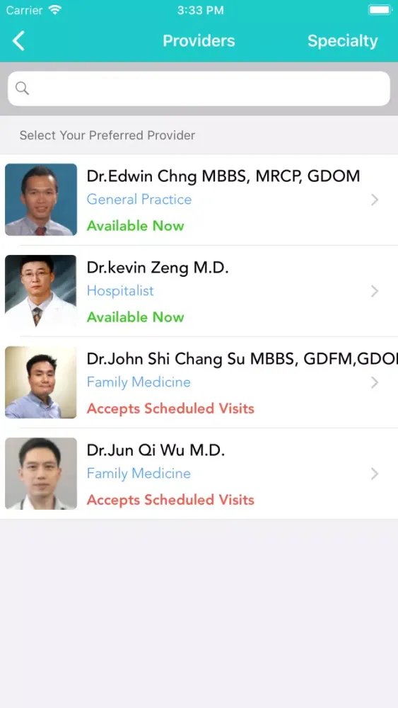 MyHealth Connect應用截圖