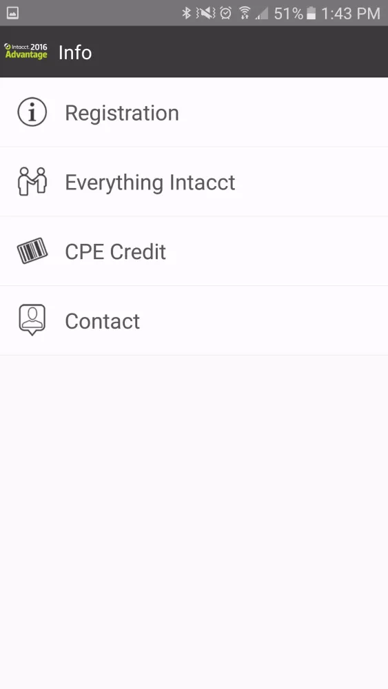 Intacct Advantage 2016 Screenshots