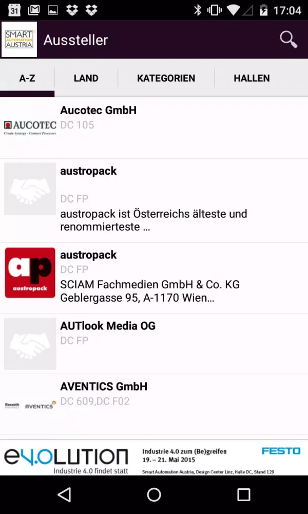 Capturas de pantalla de SMART Automation Austria