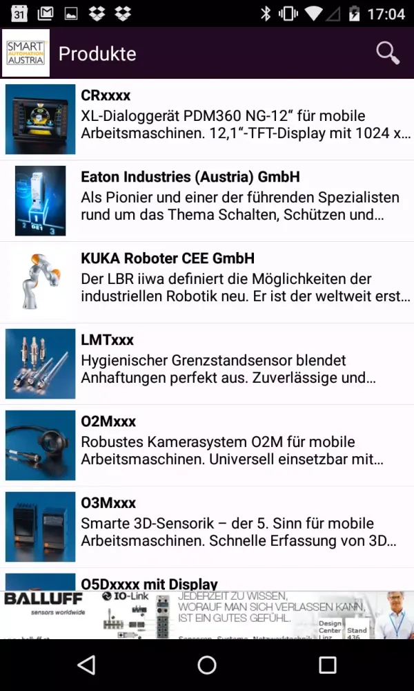 Capturas de pantalla de SMART Automation Austria