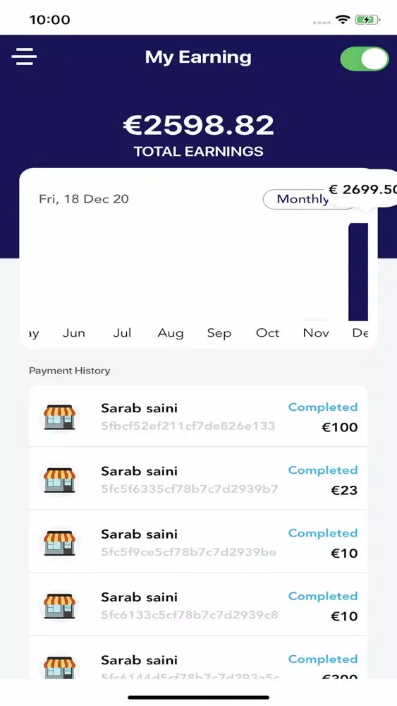 Genie Partners : Serve & Earn سکرین شاٹس