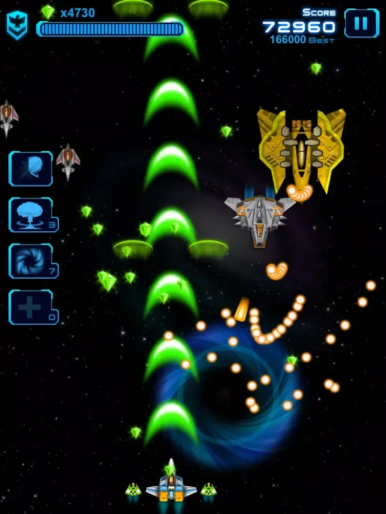 Tangkapan skrin Space Fighter - Earth Battle iPad 