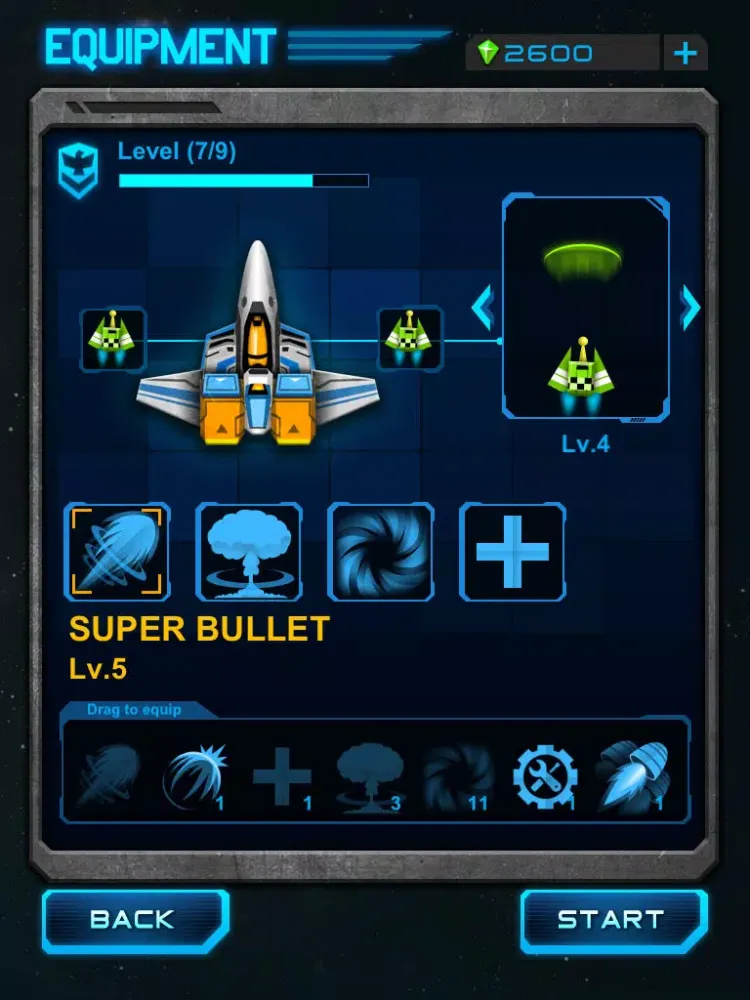 Tangkapan skrin Space Fighter - Earth Battle iPad 