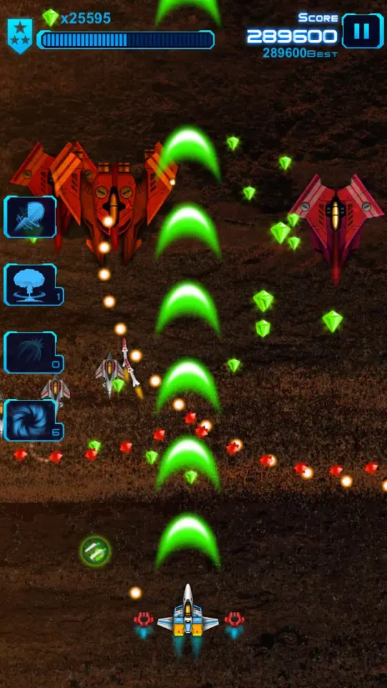 Tangkapan skrin Space Fighter - Earth Battle