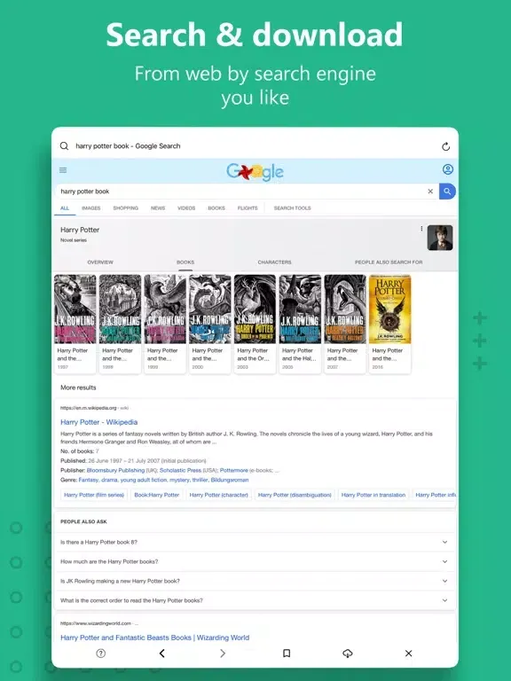 Gutenberg Ebook Reader iPad  Ekran Görüntüleri