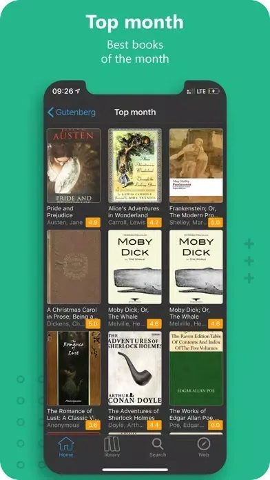 Gutenberg Ebook Reader Ekran Görüntüleri