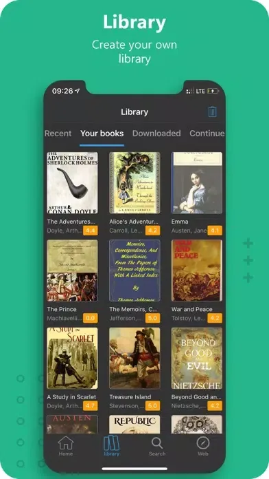 Gutenberg Ebook Reader Ekran Görüntüleri