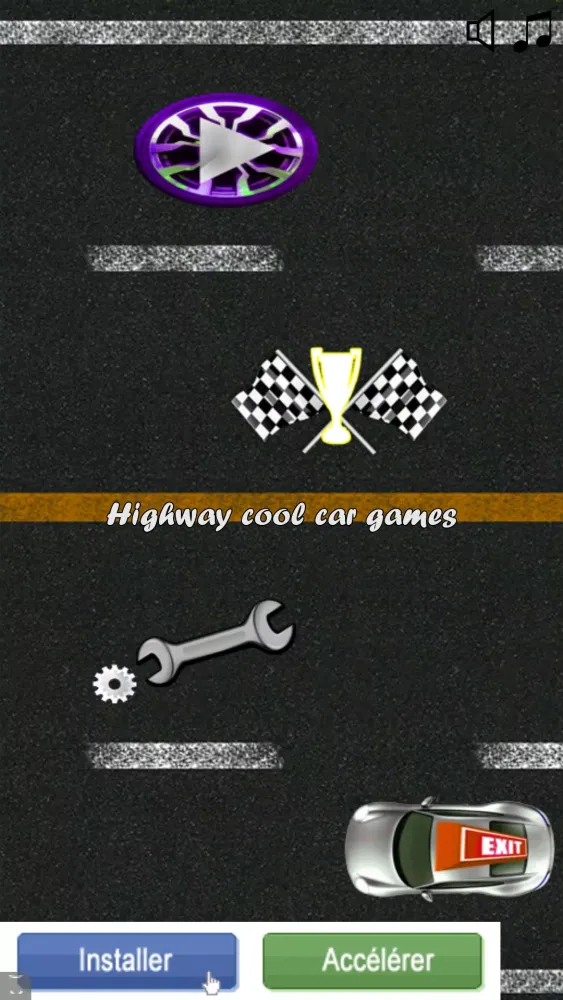 Capturas de tela do Highway cool car games