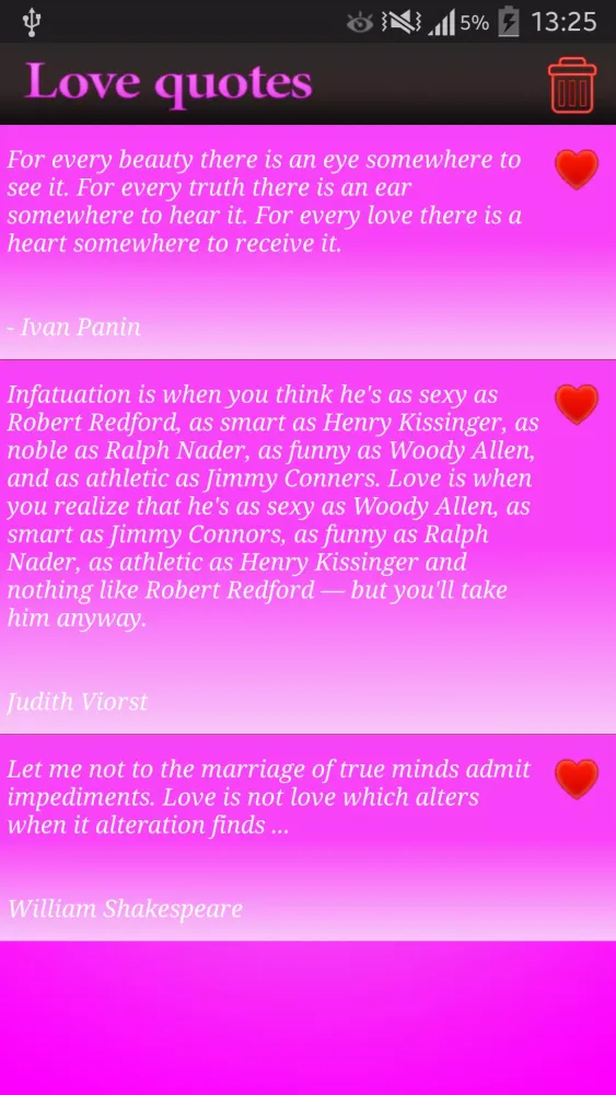 famous Romantic Love Quotes應用截圖