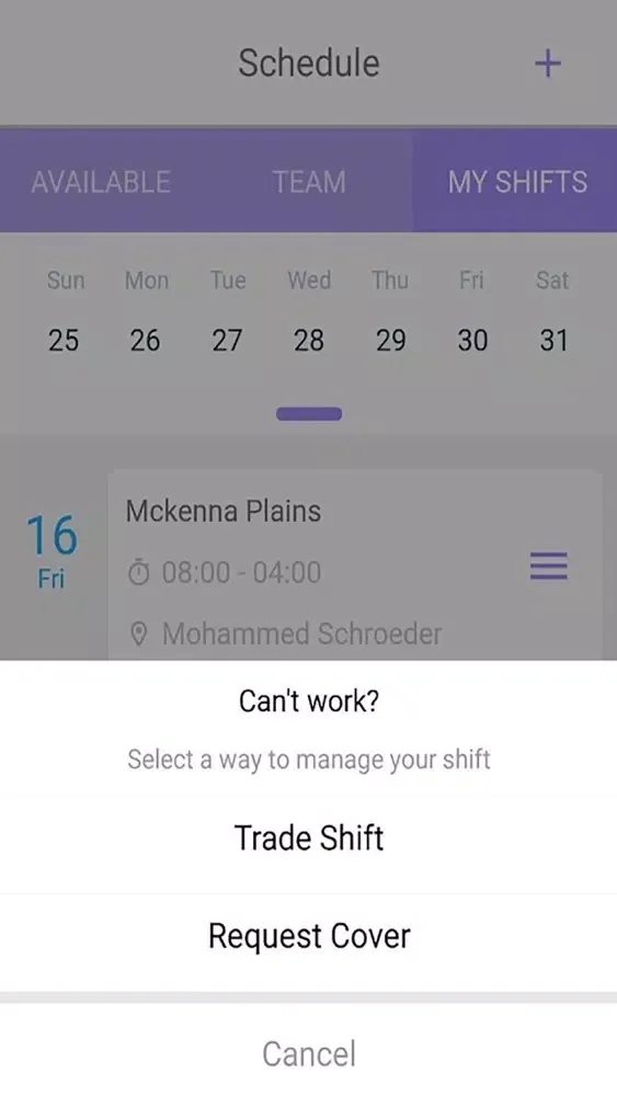 Genio: Shift Schedule Maker应用截图
