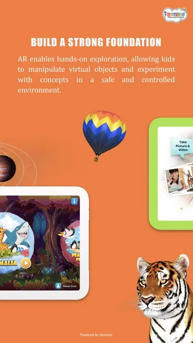 Capturas de tela do Sanfort AR App