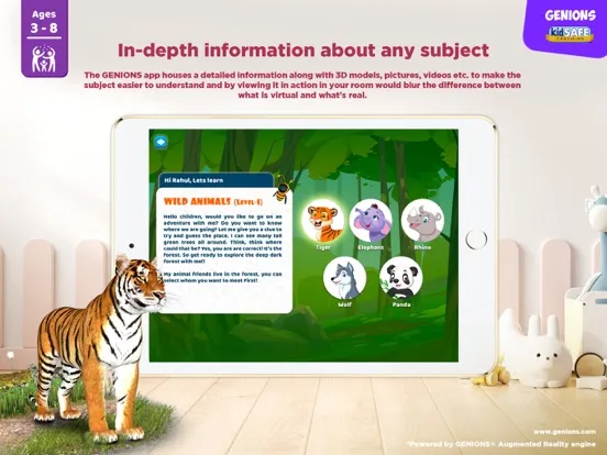Zrzuty ekranu Genions: Learn Play Explore AR iPad 