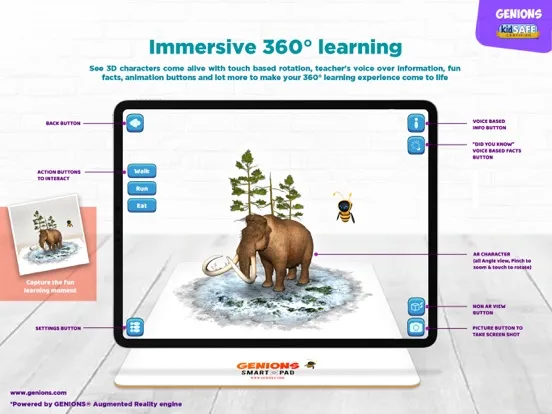 Zrzuty ekranu Genions: Learn Play Explore AR iPad 