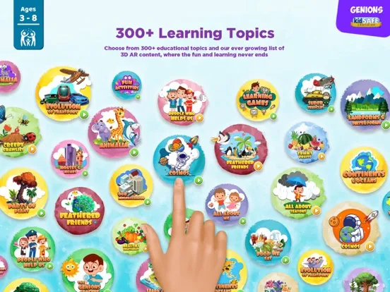 Zrzuty ekranu Genions: Learn Play Explore AR iPad 