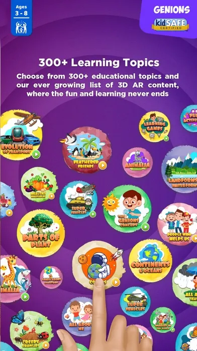 Zrzuty ekranu Genions: Learn Play Explore AR