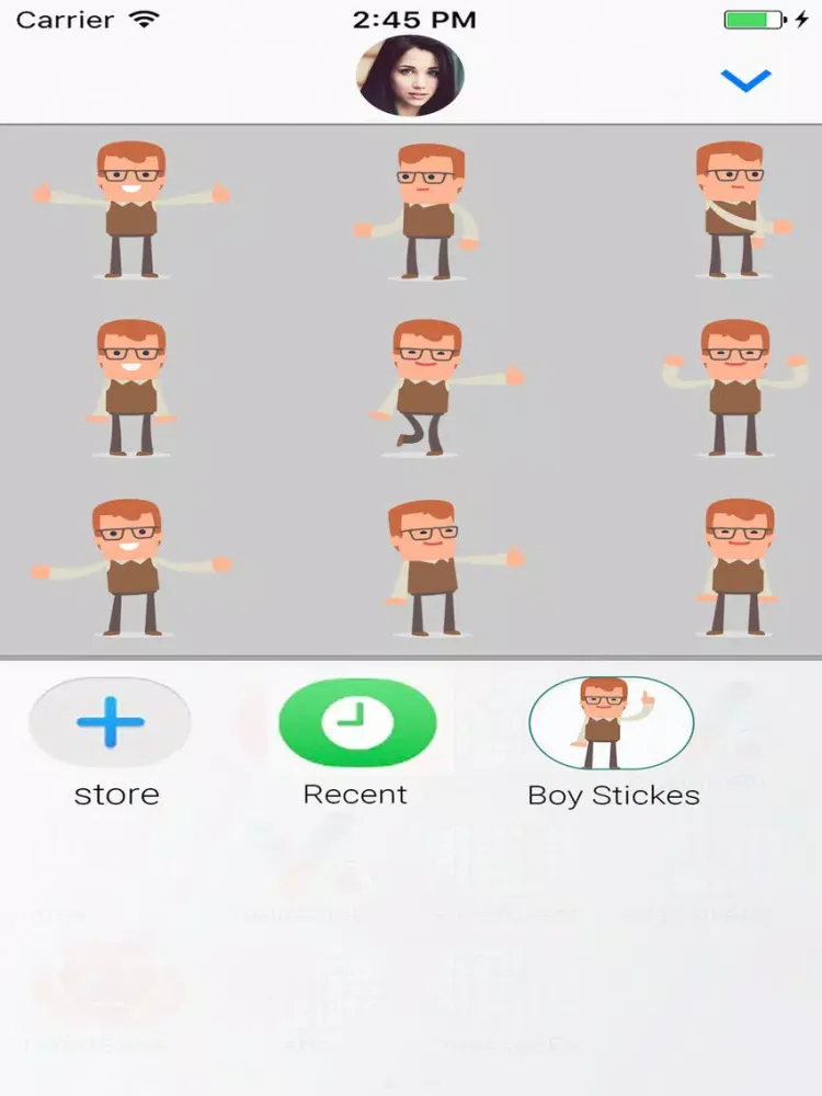 Genius Boy: Animated Stickers iPad  Screenshots