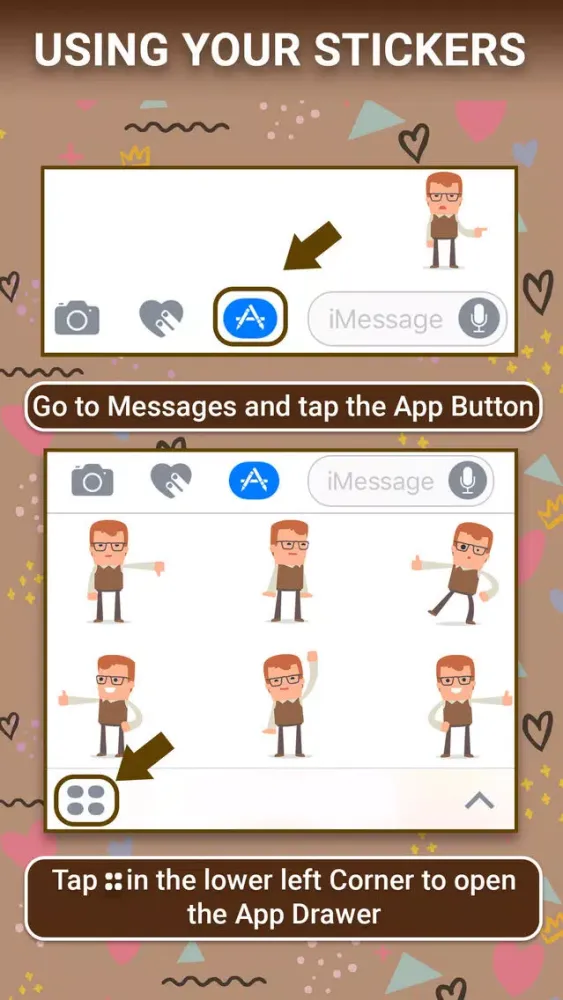 Genius Boy: Animated Stickers Screenshots