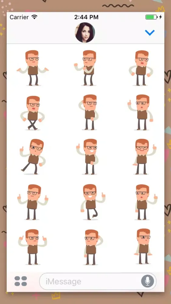 Genius Boy: Animated Stickers Screenshots