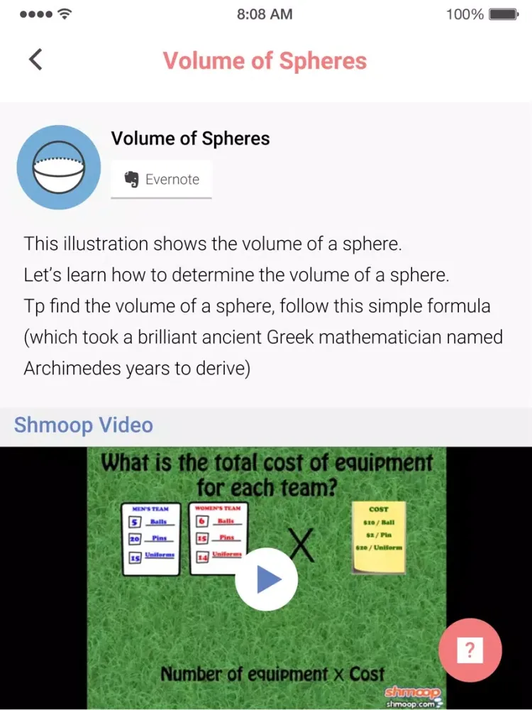 Shmoop Math Lite powered by GPAC iPad  Screenshots