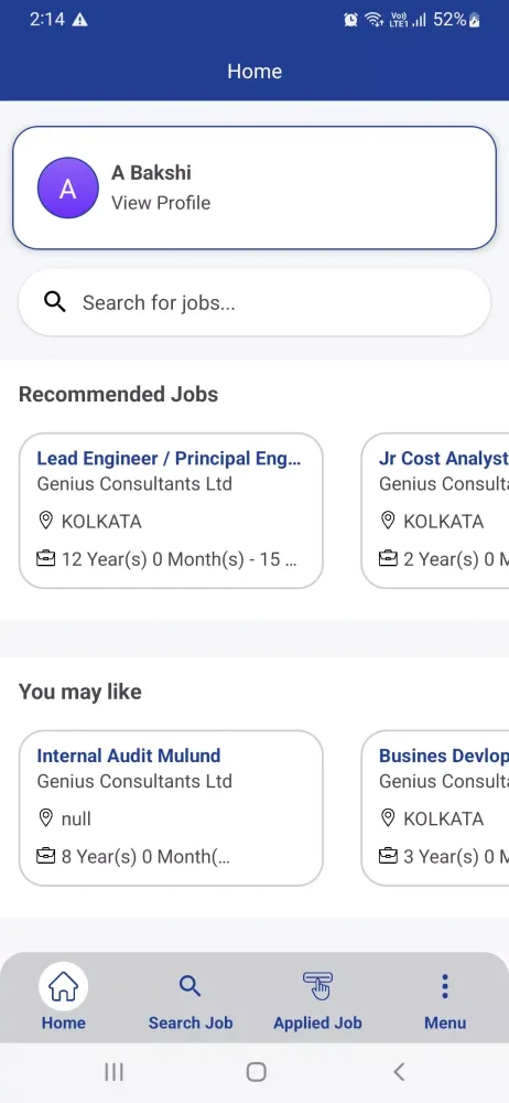 GeniusJobs Screenshots